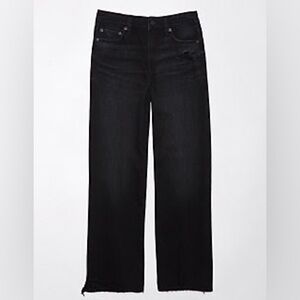 AE Strigid Super High-Waisted Baggy Wide-Leg Ankle Jean
